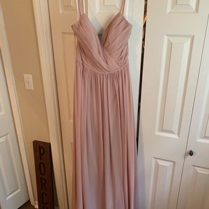 Hayley Paige Bridesmaids Dress Dusty Rose
